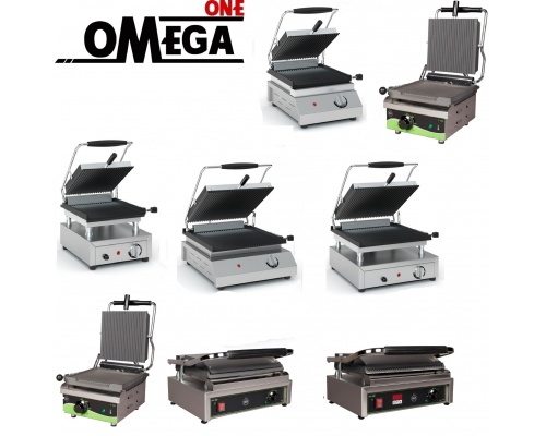 Einzel Kontaktgrill | Gerillte Platte
