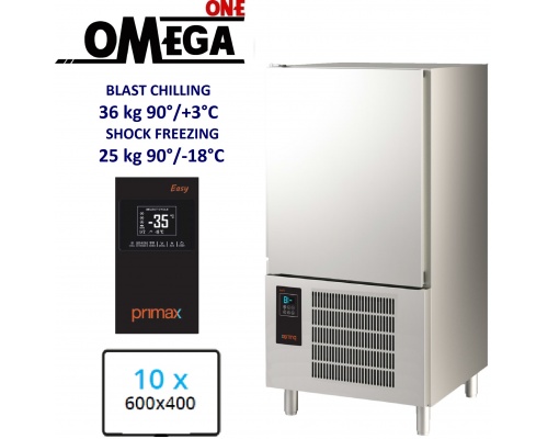 10 Trays 600x400mm Blast Freezers & Blast Chillers Control panel Semi Touch