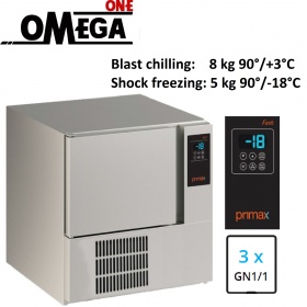 3 GN 1/1 Blast Freezers & Blast Chillers Panel Programmable