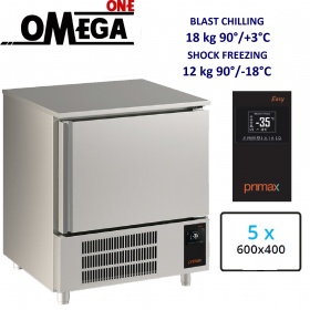 5 Ταψιά 600×400mm Ημιαυτόματο SHOCK FREEZERS-BLAST CHILLERS Primax