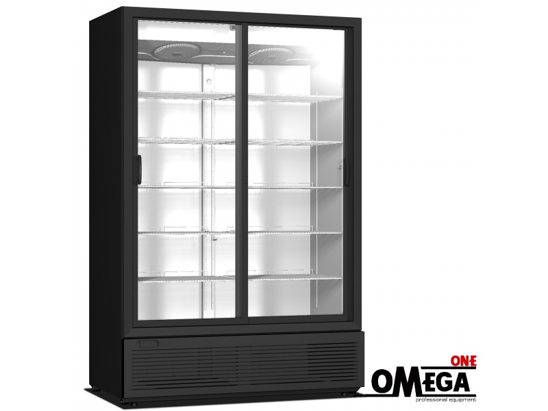 Two Sliding Door Bottle Cooler 1010 lt Used commercial