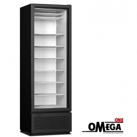Tiefkühlschrank mit Glastür -Gebogen 