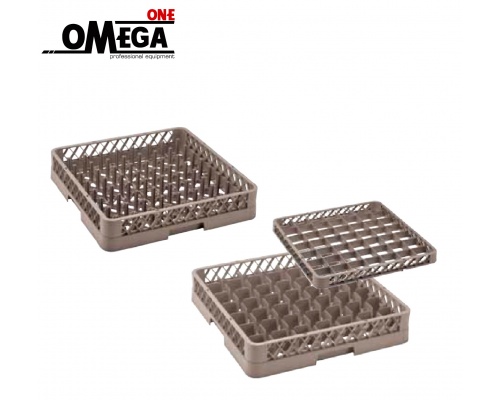 Plastic Dishwasher Basket 50x50x10 cm omega-one