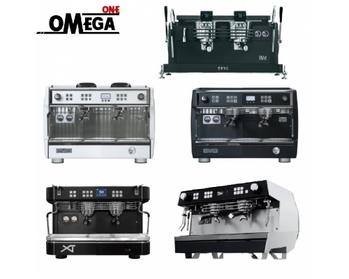 2 Groups of espresso machines with multiple boiler technology