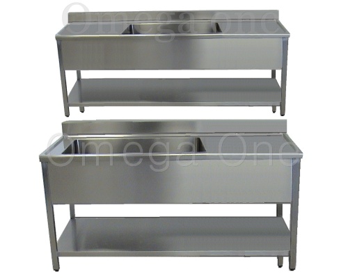Stainless Steel Utility Sink 190x70x85 cm