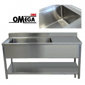 Stainless Steel Utility Sink 170x70x85 cm