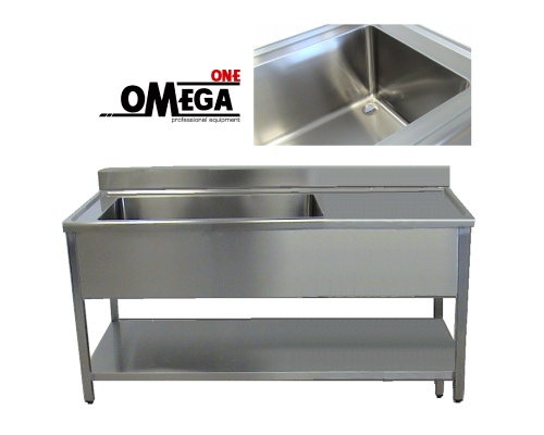 Stainless Steel Utility Sink 150x70x85 cm