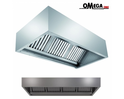 Orthogonal Commercial Kichen Extraction Canopy Hood