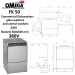 Commercial Dishwashers, utensil washers, glass washers 380V Baskets 500x500 mm