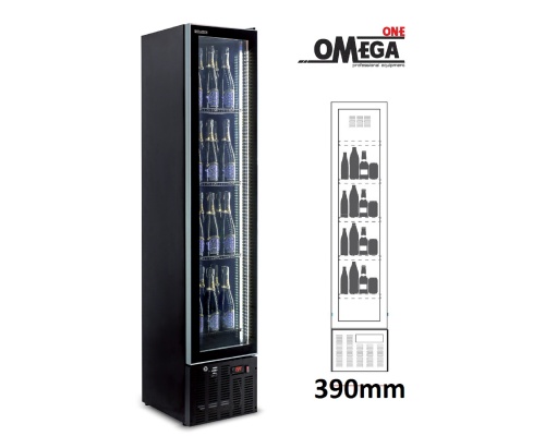 Kühlschrank 1 Glastür 164 liter