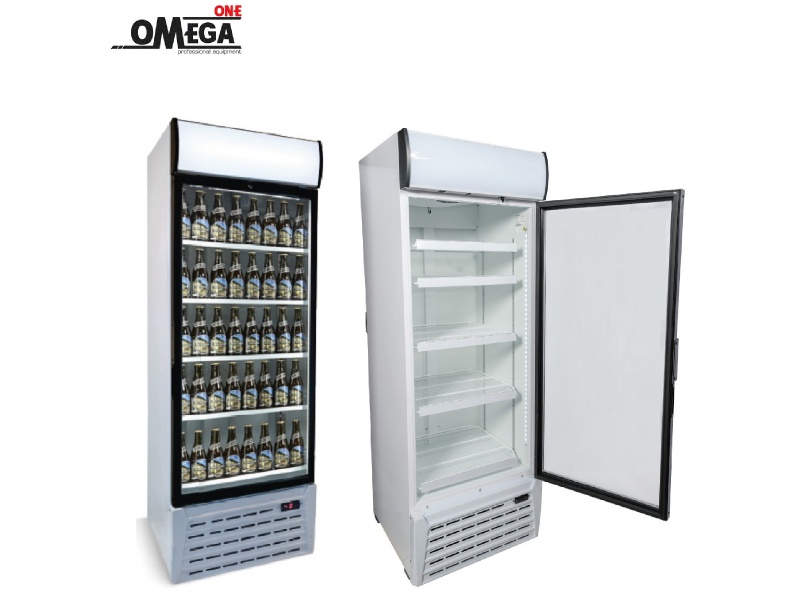 Flaschenkühlschrank 2 Glastüren Omega One, Gastro bier kühlschrank