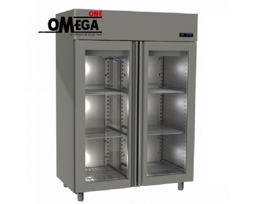 kühlschrank 2 Glastür GINOX