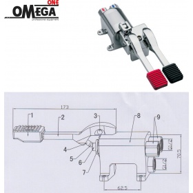 Double Floor Pedal Valve
