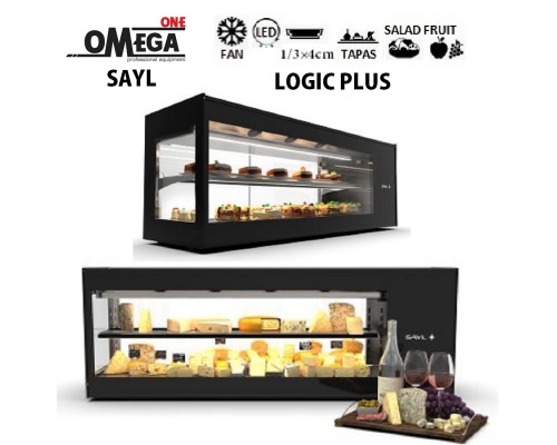 Επιτραπέζια Ψυχόμενη Βιτρίνα Logic Plus Sayl