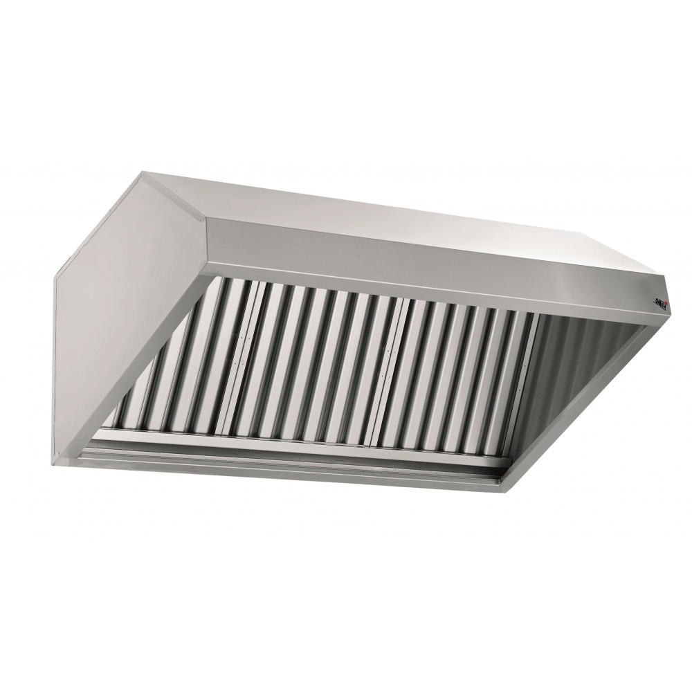 Extraction Canopies HoodOmega One, Stainless steel kitchen air