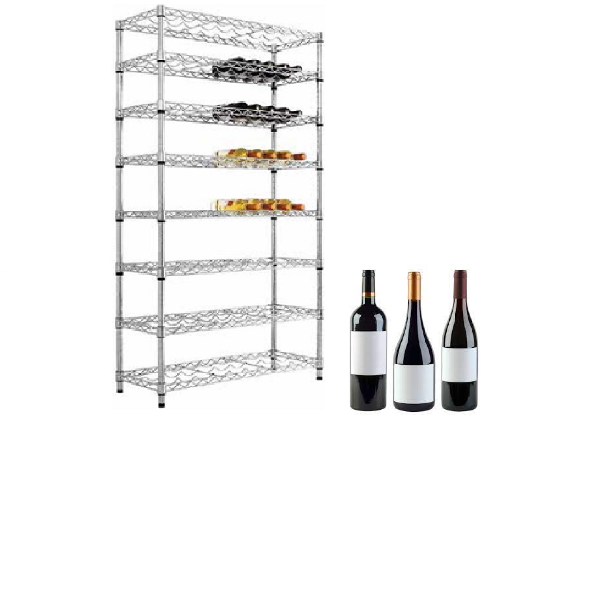 Shelf Wine Rack Customize your wine storage according to your needs. Strong and easy to build